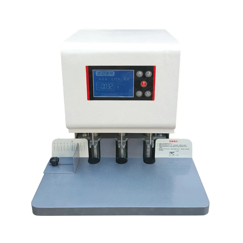 

WD-2050 Desktop Automatic Electric Paper Drilling 3 Holes Puncher Electric Driven Punching Machine