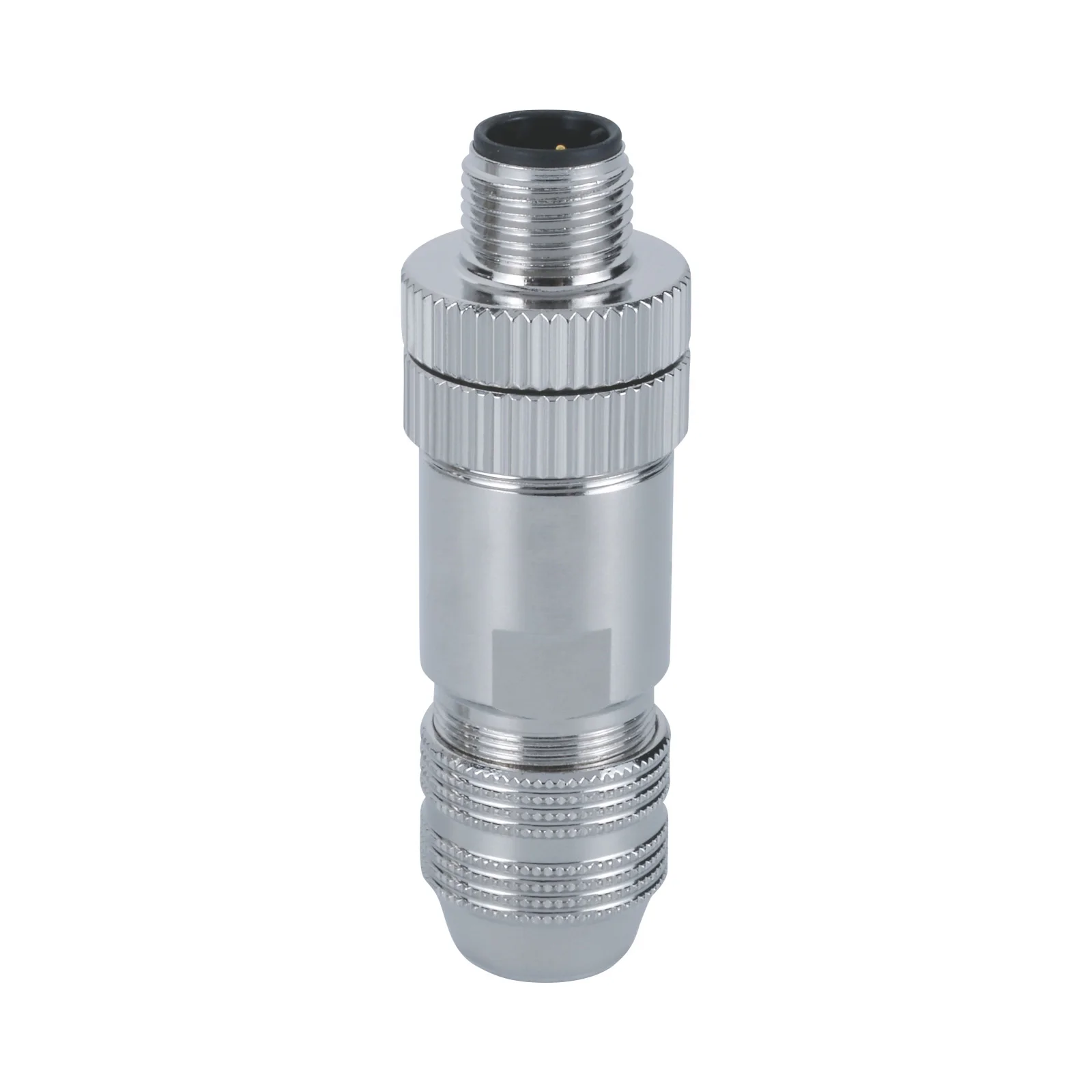 PG7 Cable Outlet Screw Termination  Field Wireable D-Code Female M12 Connector 4 Pin