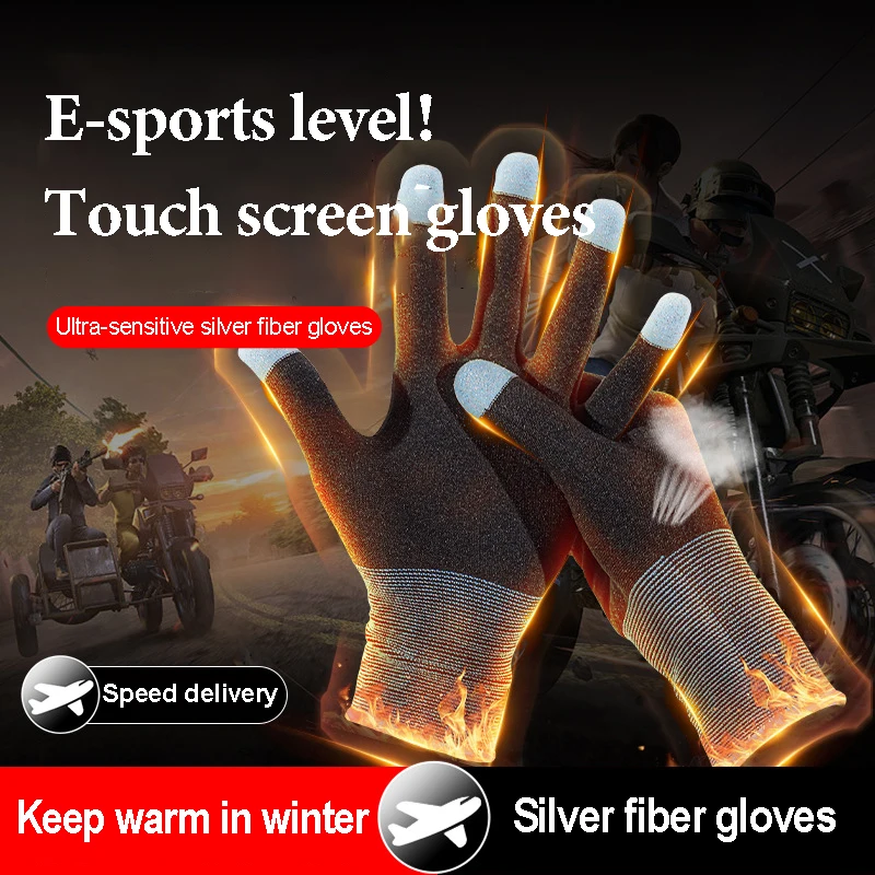 Esports Gaming Gloves - Gaming-Touchscreen-Handschuhe Atmungsaktiv Schweißfest Warm The Glory
