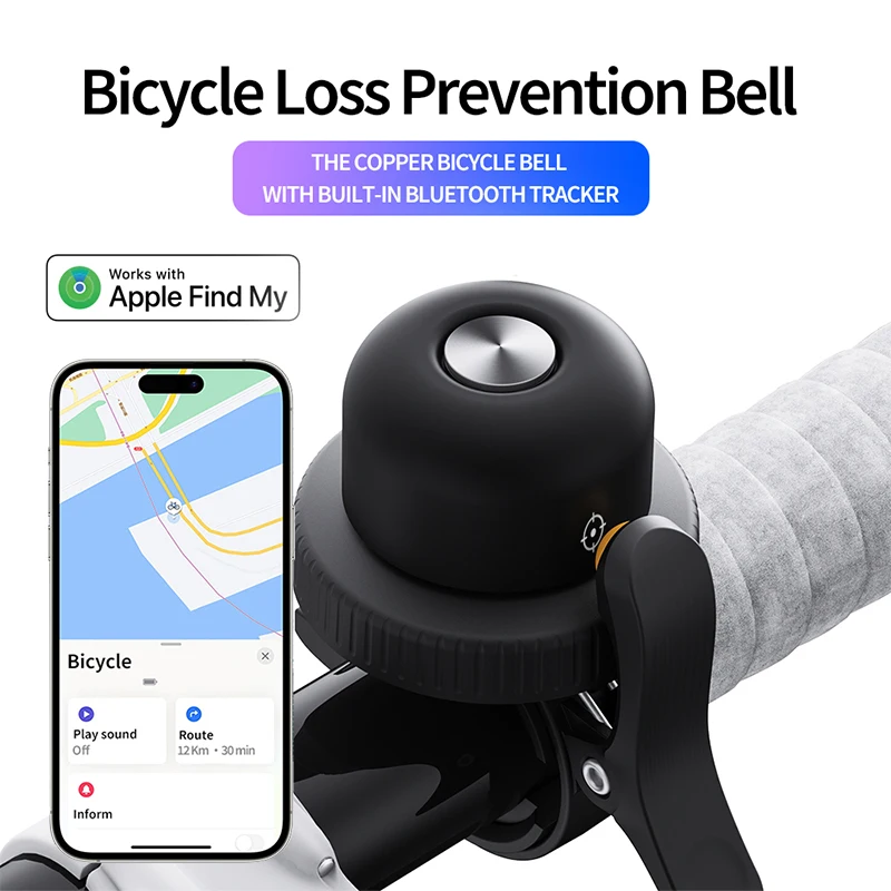 

Bicycle bell GPS locator Hidden locator APP positioning Includes locator itself Anti-loss locator device