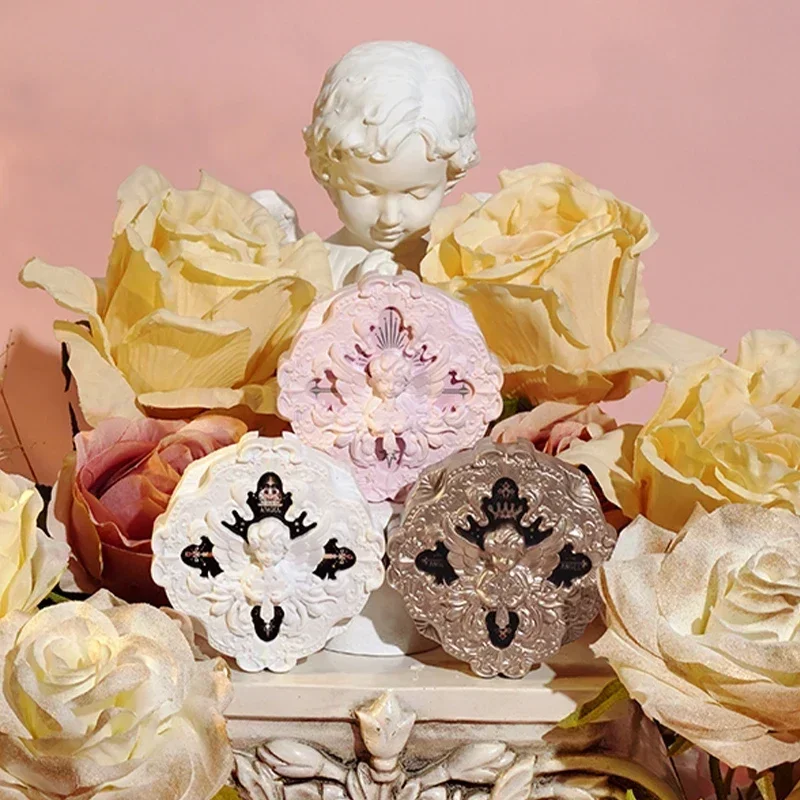 

SS03A zq Flower Knows Little Angel Embossed Highlighter Diamond Glitter Brighten Three-dimensional Contour Powder Water Light Hi