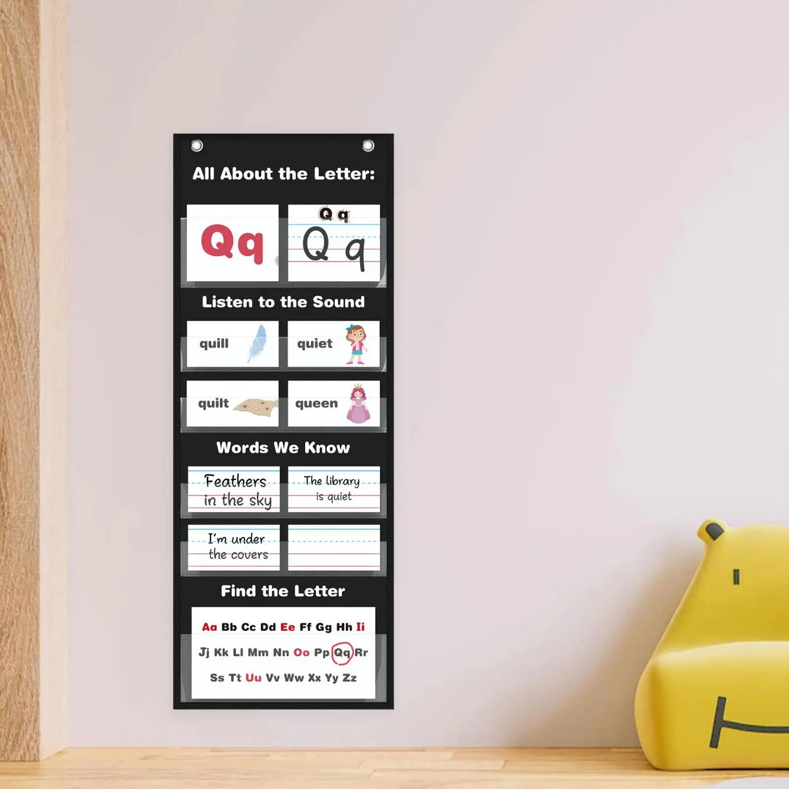 All about Letters Pocket Chart Learning Activities Alphabet Tracing Learning