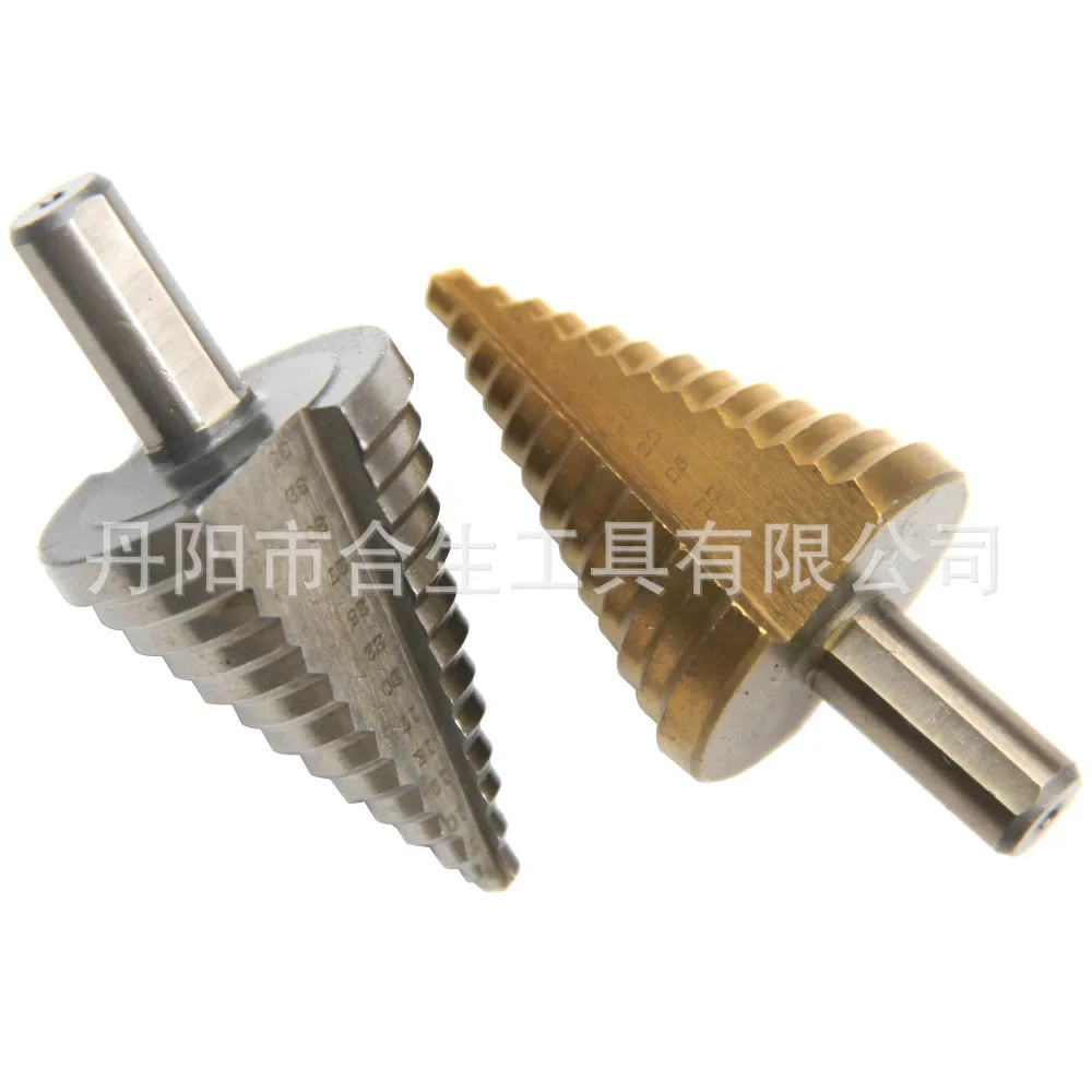 Special 5-35mm natural stepped multi-functional hole opener pagoda drill woodworking iron plate drilling tool