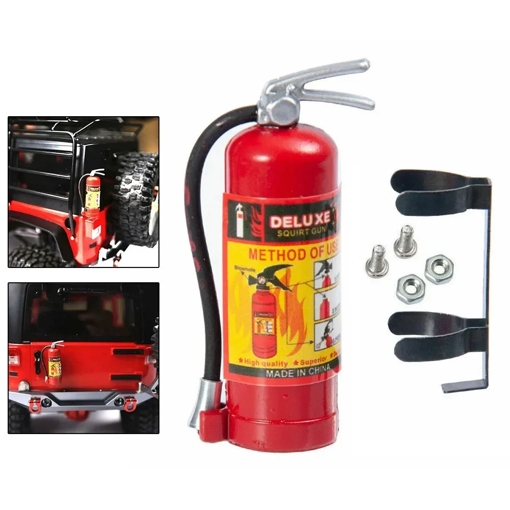 RC Scale Accessories 1/8 1/10 Rock Crawlers Fire Extinguisher For Axial SCX10 Building Construction Toy Model Accessories