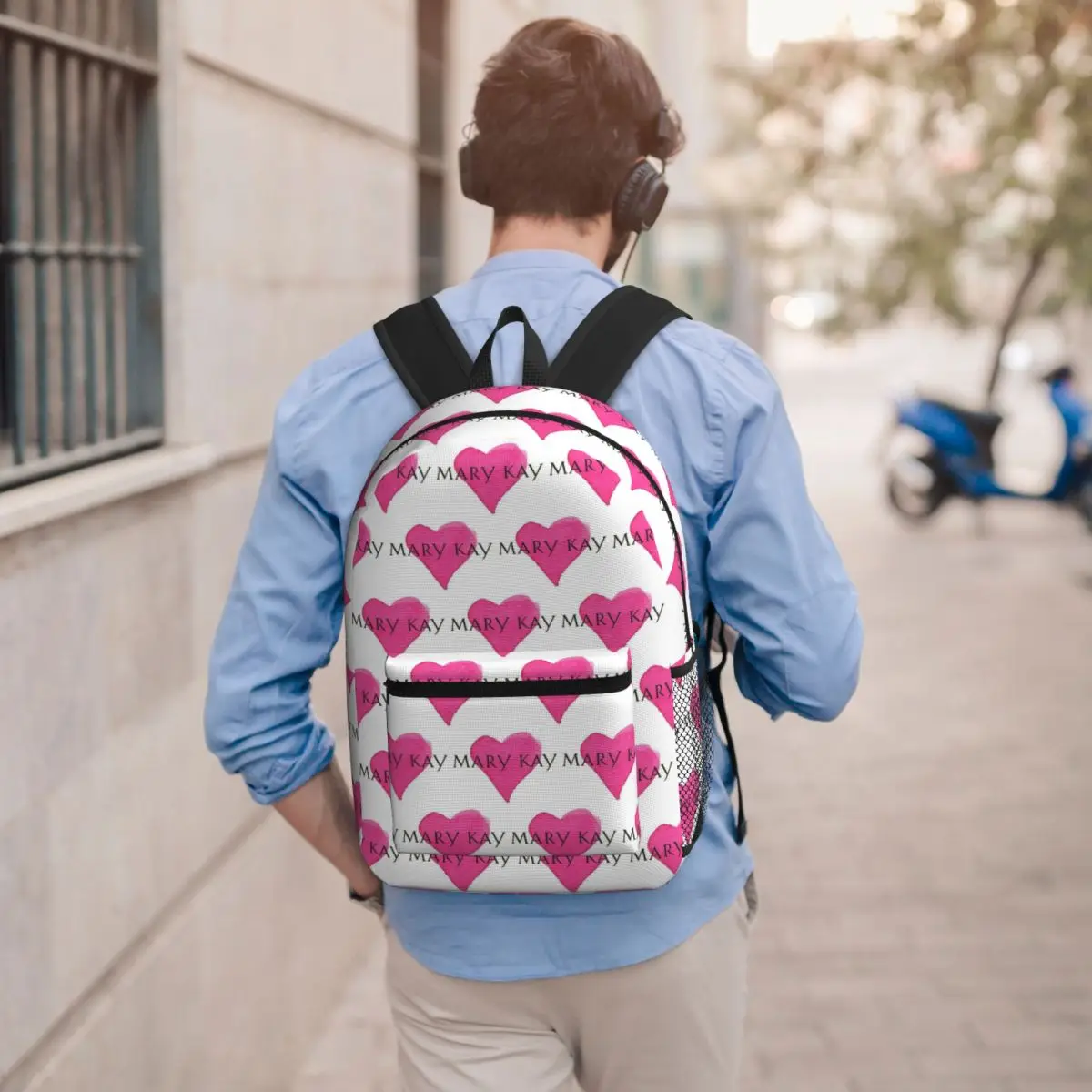 

Mary Kay Backpack Boys Girls BookBag Children School Bag Computer Shoulder Bags for Men Women