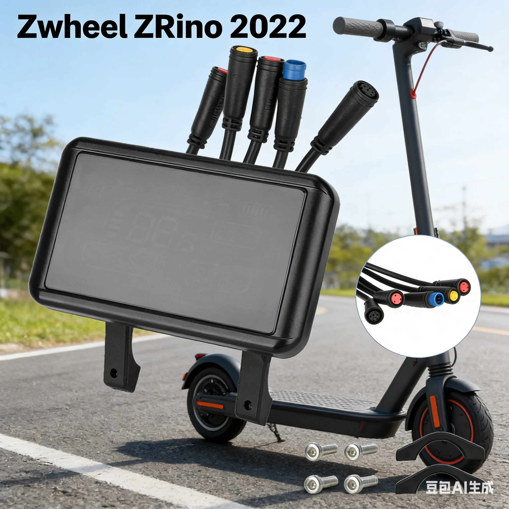 

Цифровой дисплей для скутера XBOT-T8, 48 В, цифровой экран для Zwheel ZRino 2022, счетчик для электрического скутера, сменные аксессуары