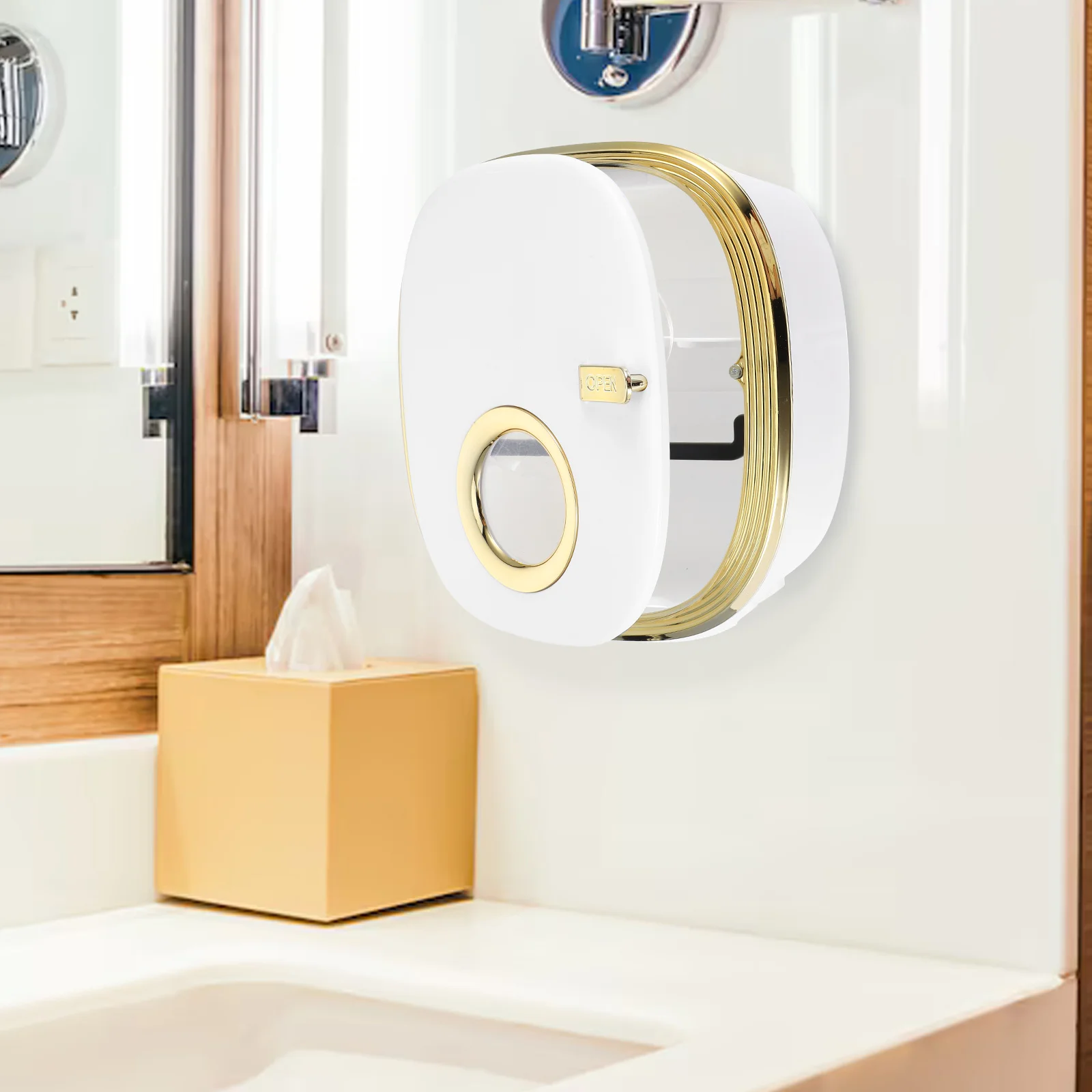 

Bathroom Tissue Holder Paper Towel Napkin Wall Mount Storage Box Dispenser Home Decor Accessories Toilet Paper Hanger