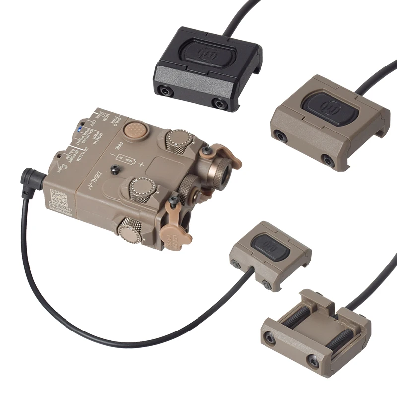 Surefir M300 M600 Pressure Remote Switch Flashlight ModButton Lite Fit Mlok Keymod 20mm picatinny Rail DBAL A2 PEQ15 NGAL