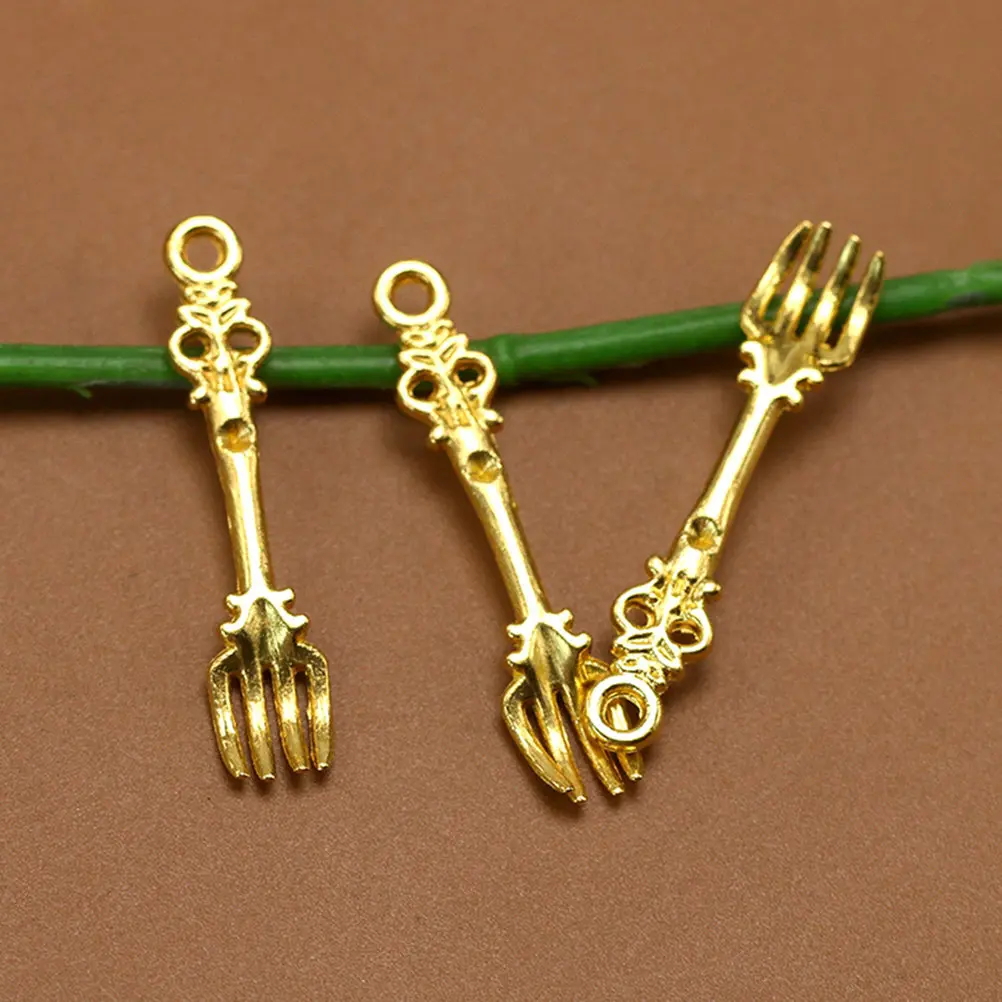 

50 шт. подвесок-украшений в виде столовых приборов из сплава для изготовления ювелирных изделий своими руками: для ожерелий, браслетов, серег, поделок