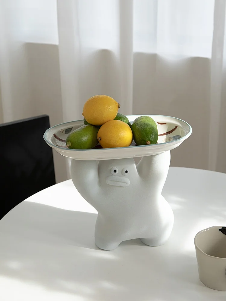 

Декоративный поднос для хранения в прихожей Moor Park Sausage Man, креативный подарок на новоселье, из плюшевого материала, с мультяшным дизайном