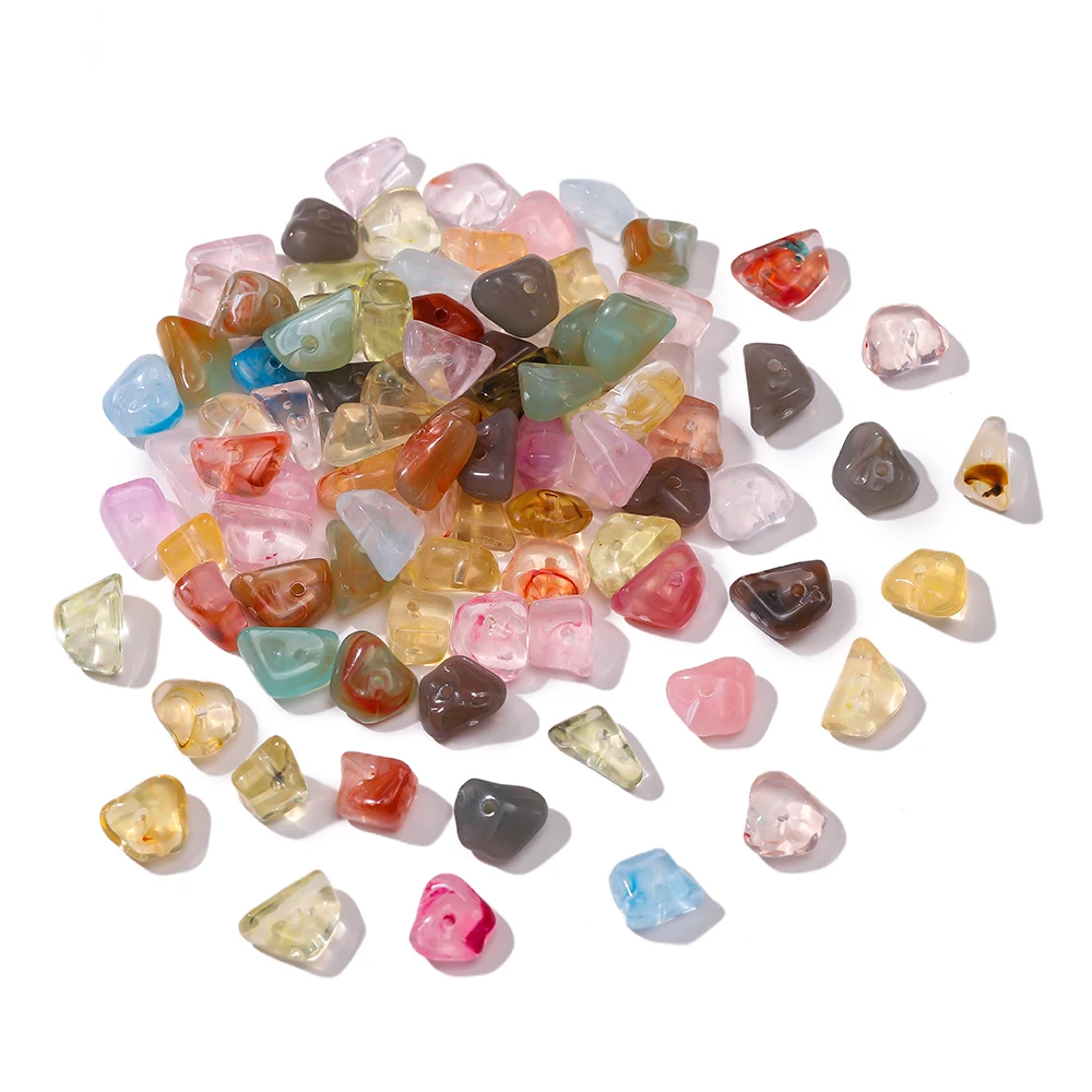 

20pcs 4-12mm Acrylic Imitation Stone Loose Spacer Beads for Jewelry Making DIY Bracelet Necklace Accessories