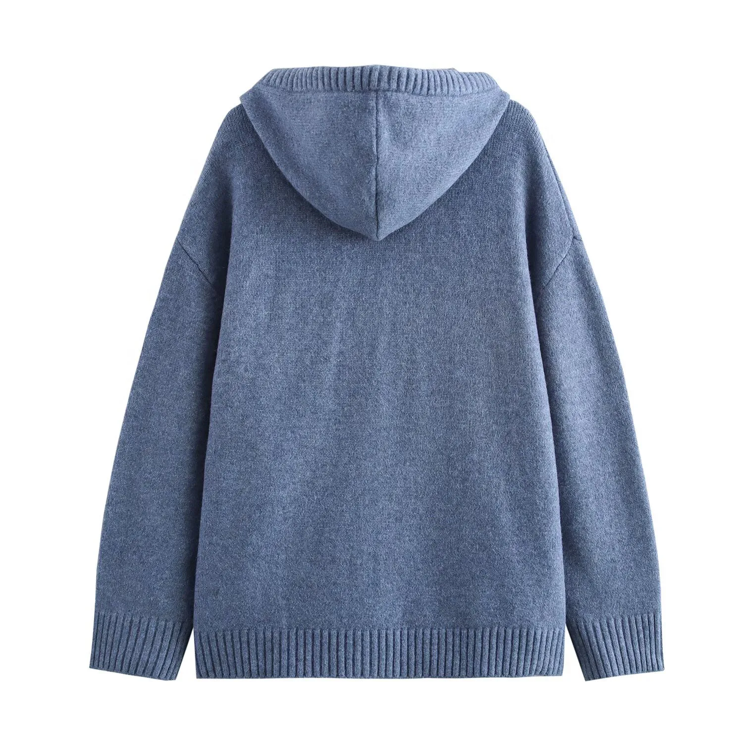 Pull à capuche à manches longues de style paresseux européen et américain, simple et polyvalent, hiver, nouveau, décontracté