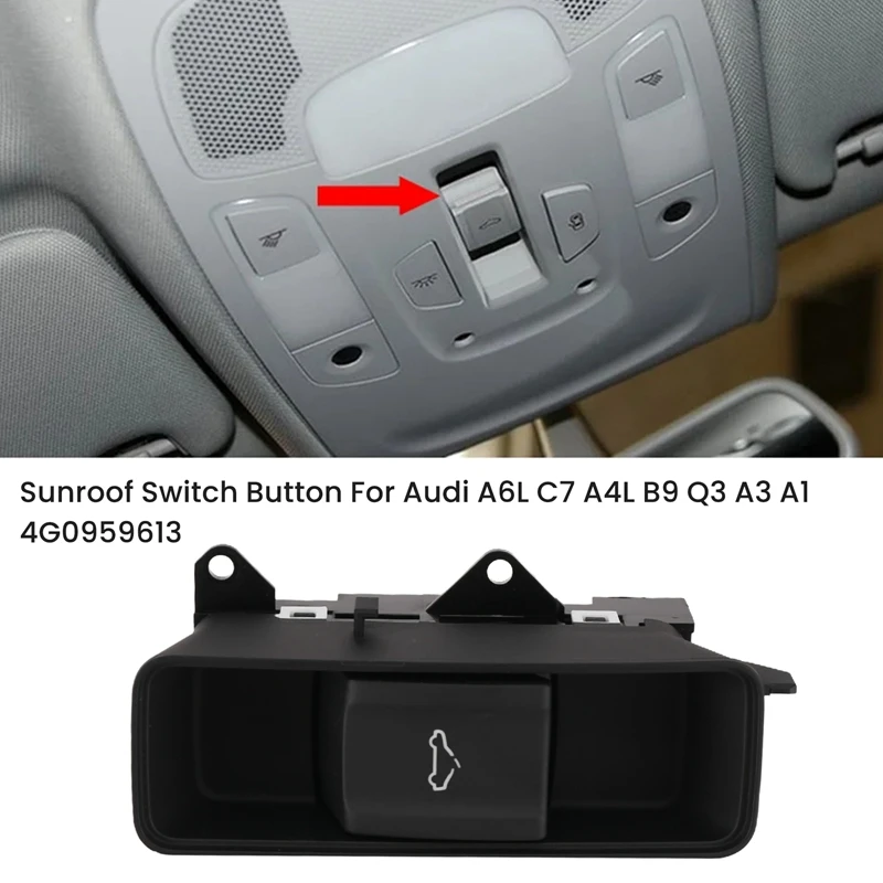 4G0959613 Panoramic Sunroof Switch Button Potentiometer For  A6L C7 A4L B9 Q3 A3 A1