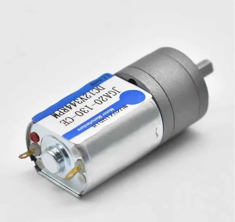 JGA20-130 20mm Slow Speed DC 6v 12v 24v Gear Micro Motor