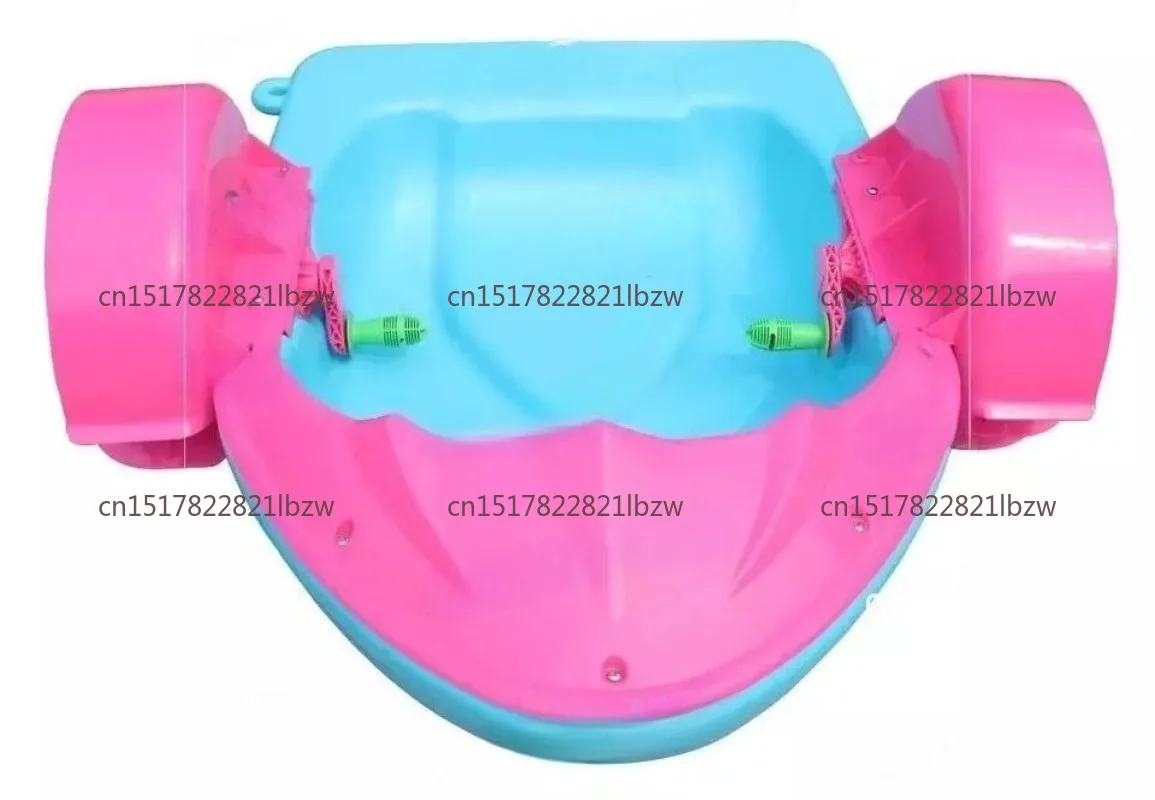 Children's hand cranked water boat inflatable pool swimming pool non inflatable battery boat cartoon animal collision boat