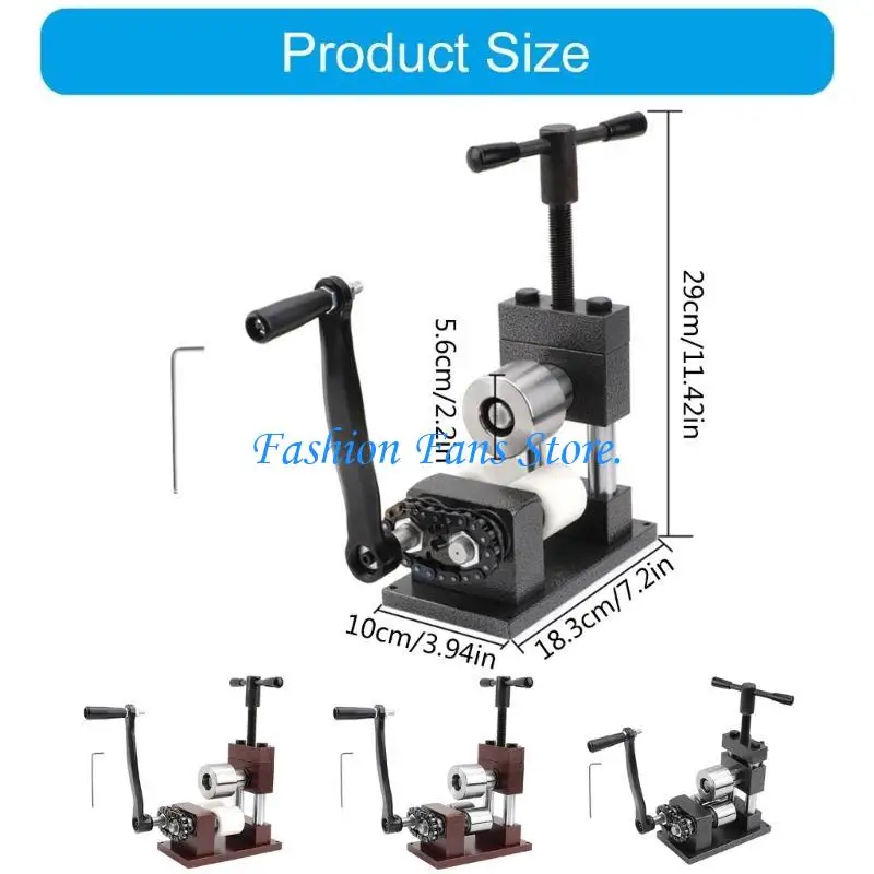 C71D Metal Bender Hand Crank Machine for Rings Bracelet Stable Jewellery Shaping Tool