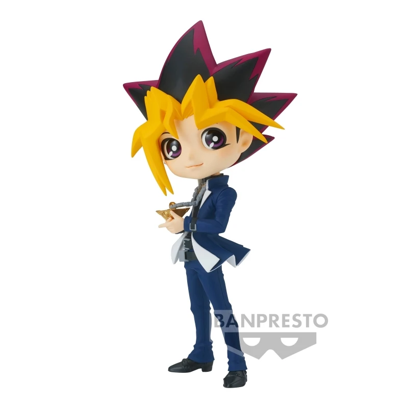 Bandai Origineel Duel Monsters Anime Figuur Q Posket Mutou Yugi Actie Figuur Speelgoed Voor Kinderen Cadeau Verzamelbare Model Ornamenten