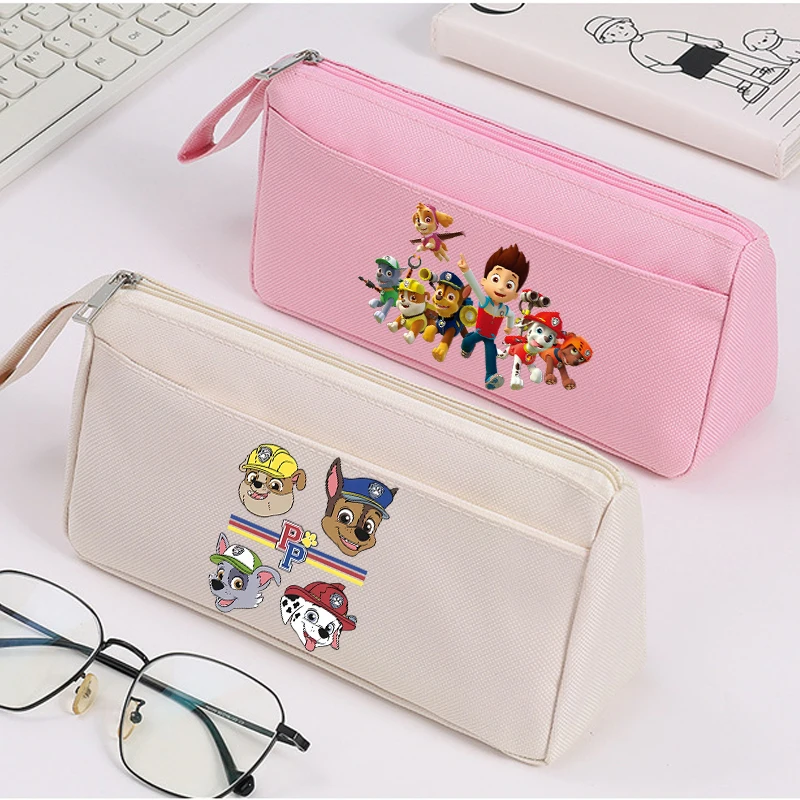 パウパトロールガールボーイ鉛筆ケースペンバッグ大容量韓国オーガナイザーポーチ学生新学期用品文具ギフト