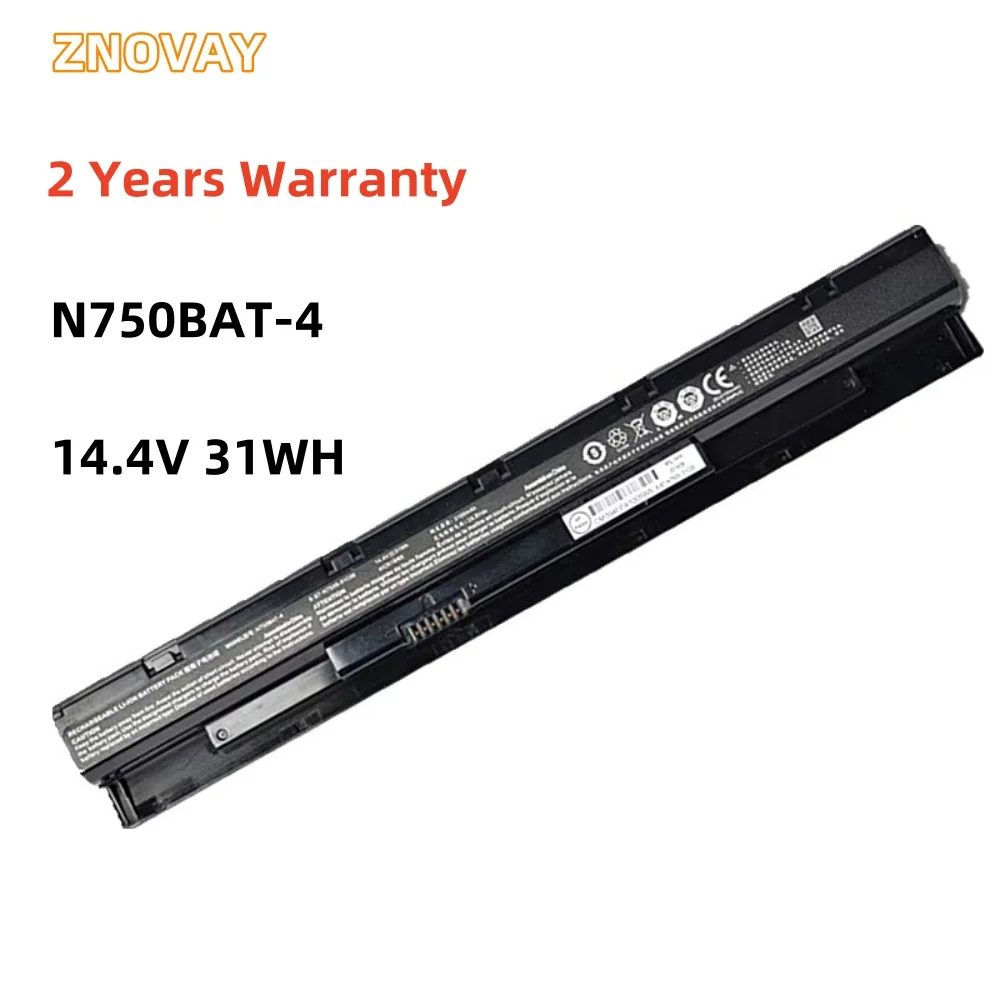 N750BAT-4 6 Laptop Battery For Clevo N750BU N751BU N750WU N750S Series 87-N750S-31C00 6-87-N750S-4EB1 4EB2 3CF1