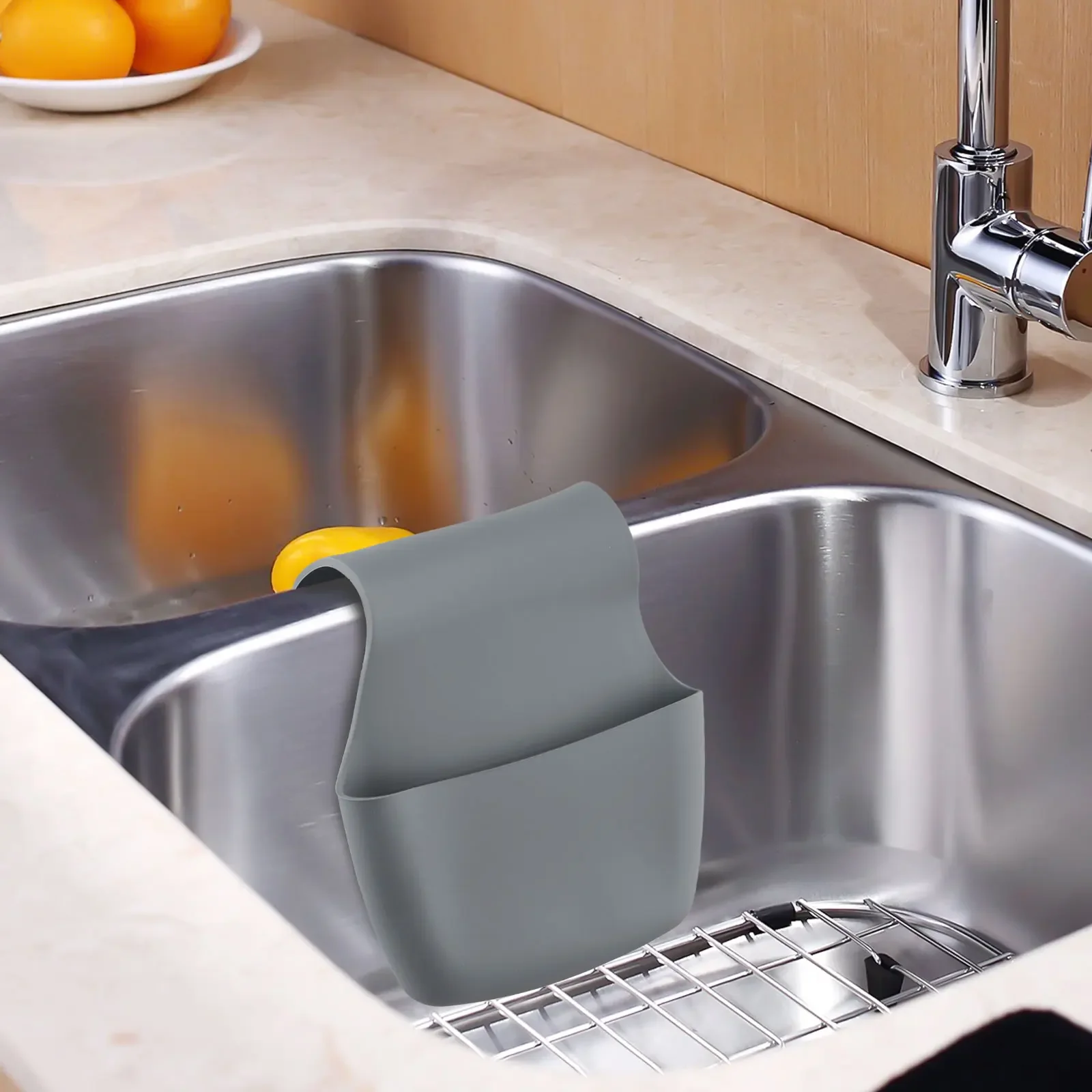 

For Cleaning Supplies Hollow Drainage Design Drain Hole Storage Cleaning Area Management Sturdy Silicone Construction