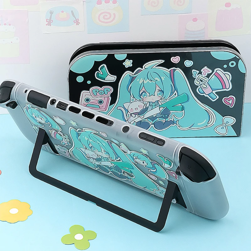 Etui ochronne na konsolę Switch2, twarda obudowa, urocza obudowa dla dziewczyn, na Switch Oled, stacja dokująca do ładowania, akcesoria do gier — zdjęcie produktu 3