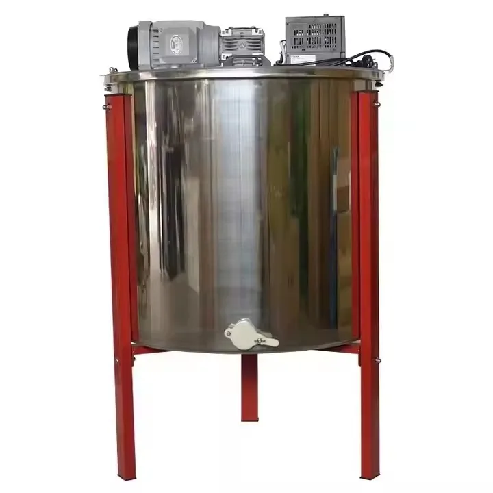 Semi-Automatic Stainless Steel 12-Frame Centrifugal Honey Extractor with 230V/110V Compatibility and 1 Year Warranty