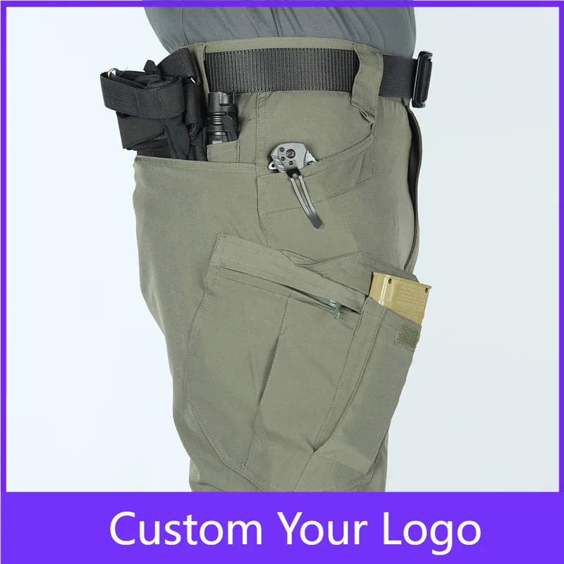 Tactical Men's Operator Pants Mechanical Stretch Men's Quick Dry Water Resistant Outdoor Pants Lightweight Cargo Hiking Pants