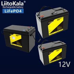 LiitoKala 12V/12.8V 300Ah 200Ah 150AH 4S LiFePO4 Battery Lithium Iron Phosphate Batteries Cycles Touring car Solar Wind Tax Free