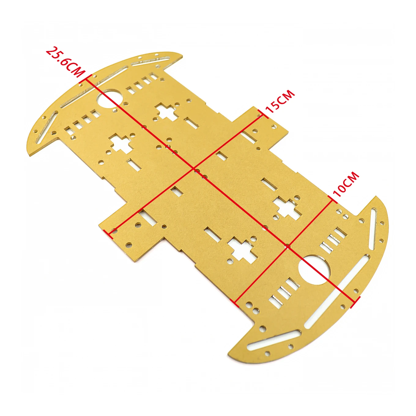 Smart car chassis 2WD 2-wheel car bottom plate 4WD 4-wheel car bottom plate Transparent acrylic