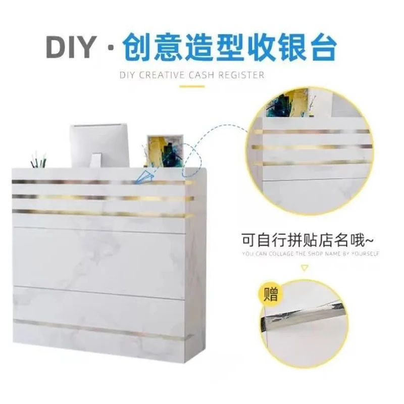 Cassiere semplice e moderno negozio piccolo bancone Bar commerciale Reception Reception Reception Reception