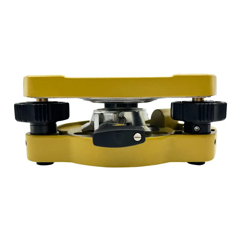 Yellow Three-jaw Tribrach Without Optical Plummet Compatible Total Station Surverying