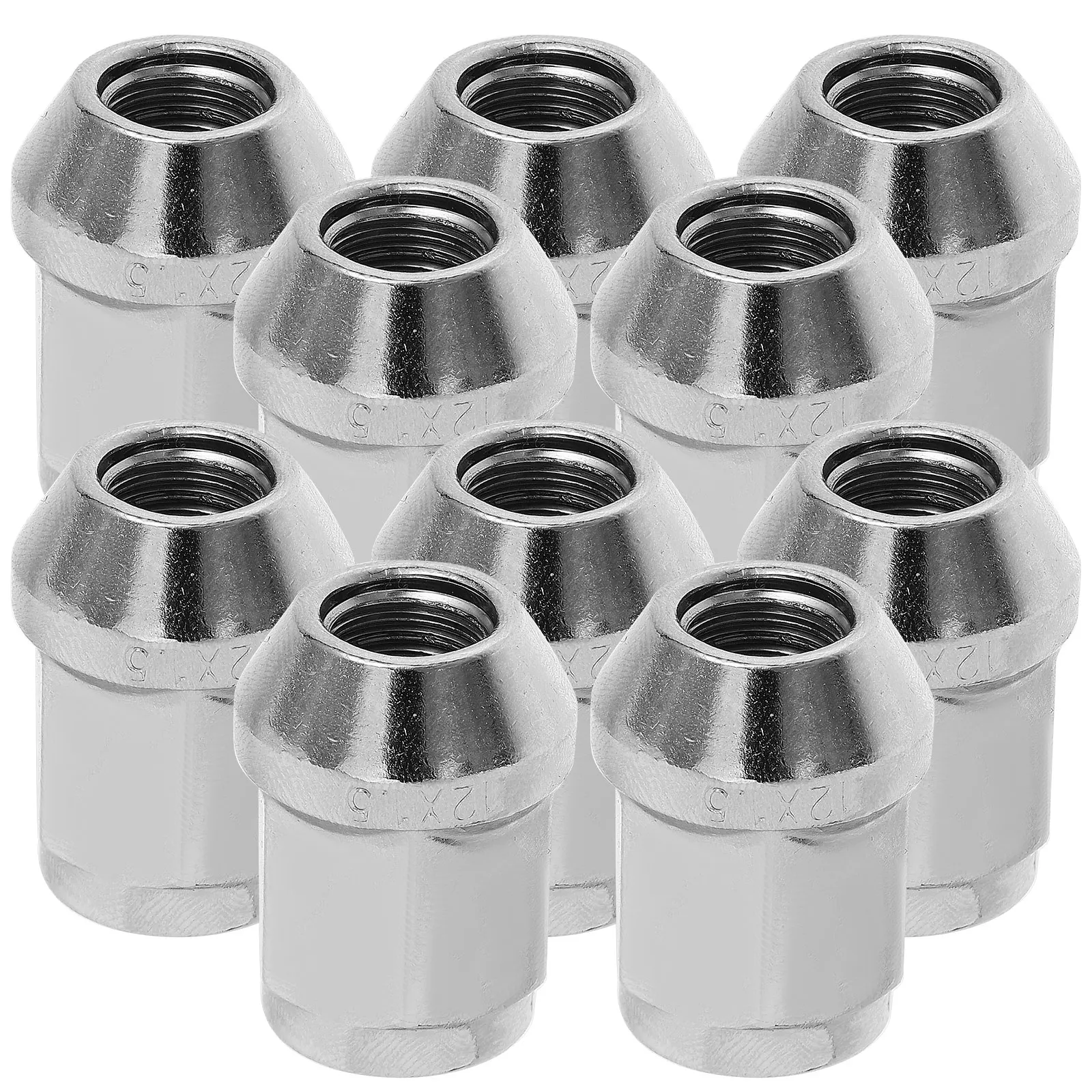 

10 шт., сменные стальные стопорные гайки, прочный набор для автомобильных колес, шины для колес грузовика, гайка, автомобильные аксессуары