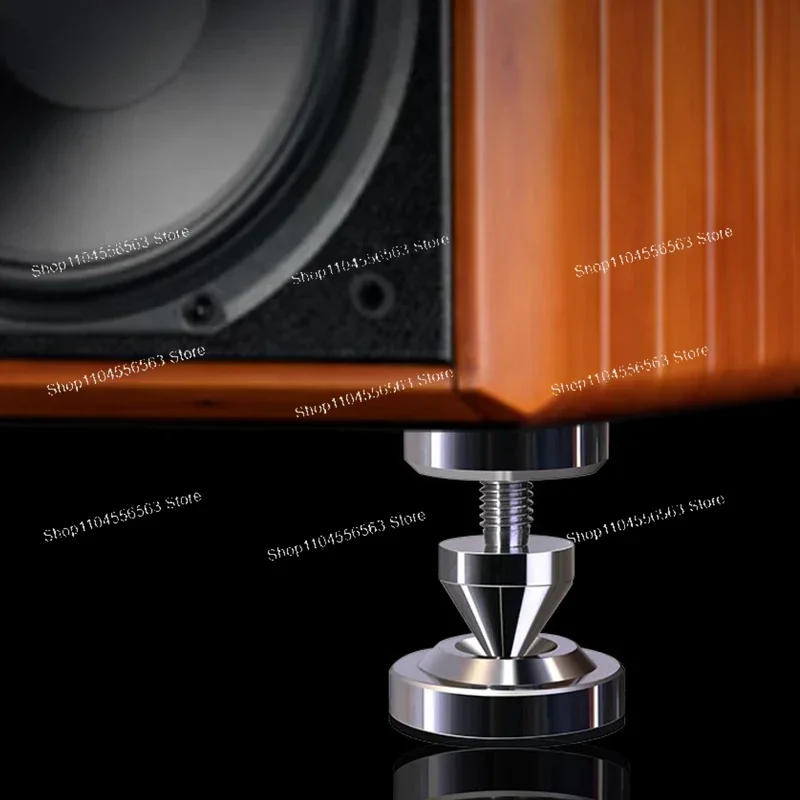 M8 Stainless Steel Speaker Isolation Spikes – Shock Absorption Feet for Bookshelf/Floor Speakers & Hi-Fi Amplifiers