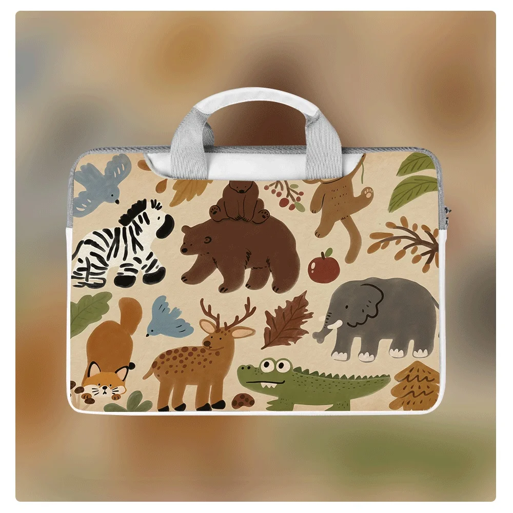 

Cartoon Printed Portable Laptop Bag Laptop Sleeve Laptop Protective Case for Macbook Case 13 14 15 16 Inch Macbook Air Briefcase