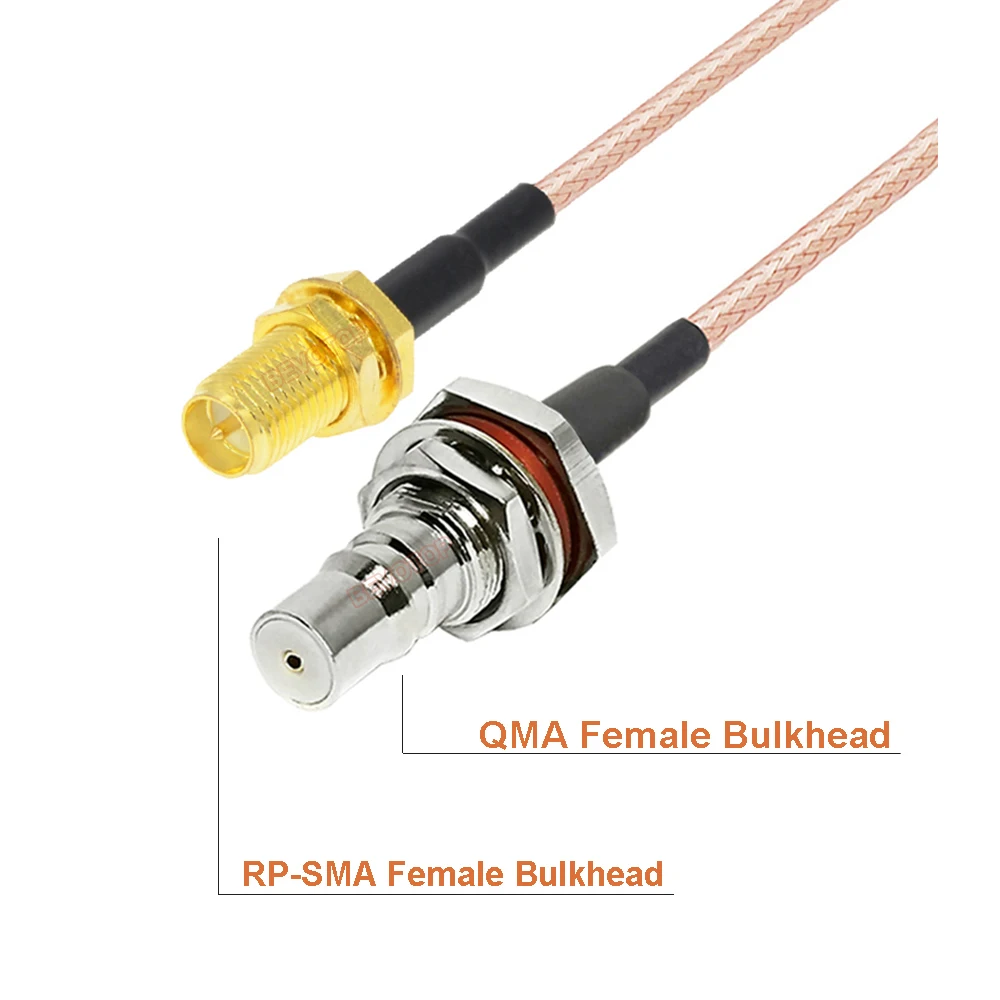 Cavo Prolunga RP SMA RG58 10 Metri – Maschio-Femmina, 50 Ohm Bassa Perdita Per Antenne WiFi, GPS E Radio RF - 4