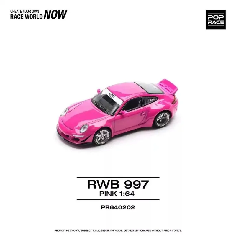 

POP RACE 1/64 Porsche RWB 997 Modified Wide Body Alloy Car Model