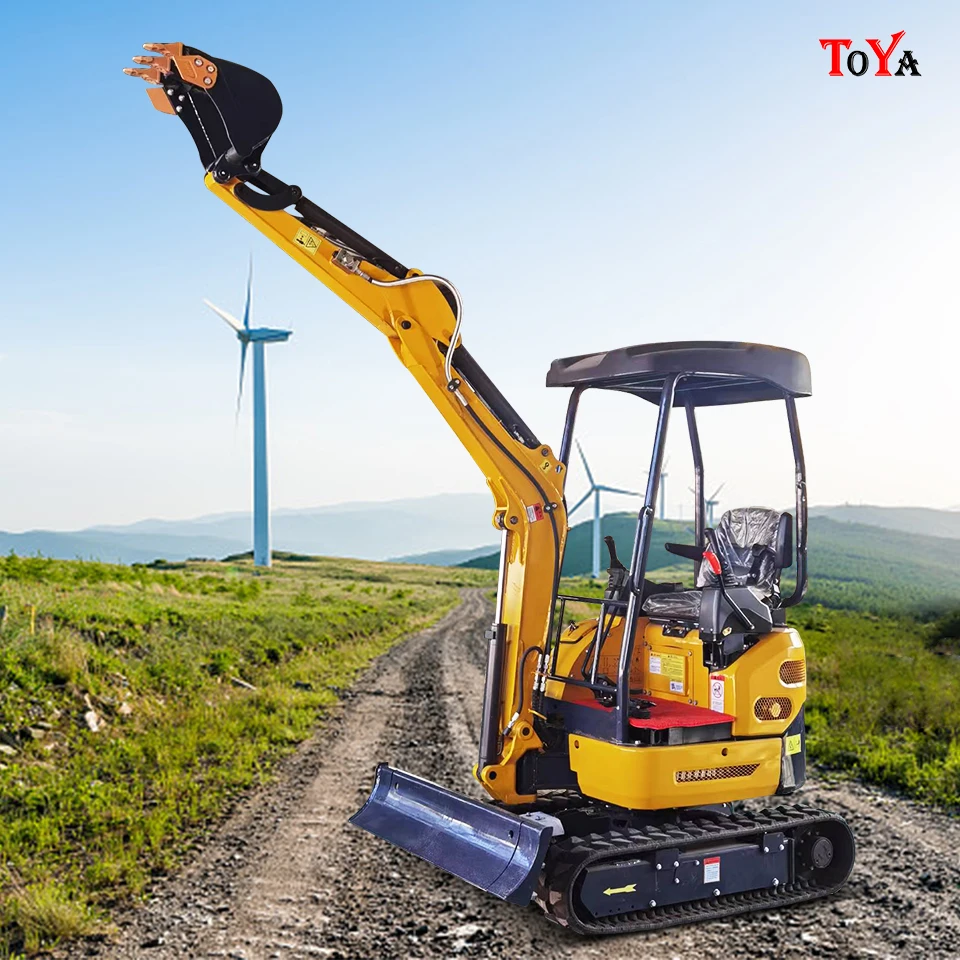 Small excavators with multi-purpose track expansion and expansion are customized for complex forest environments