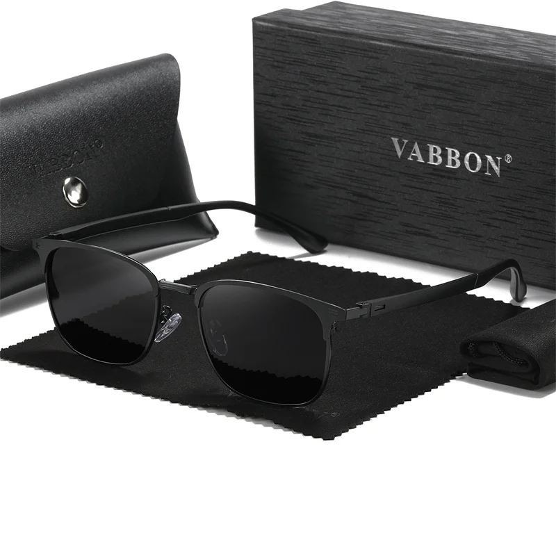 Vabbon موضة جديدة الاستقطاب الرجال النظارات الشمسية العصرية ظلال في الهواء الطلق الأشعة فوق البنفسجية حماية الرجعية القيادة نظارات الصيد ، هدية مميزة 9376