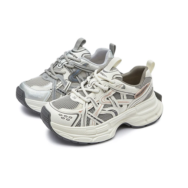 

Women Chunky Sneakers 2025 Autumn Platform Dad Shoes Height Increasing Thick Sole Sports Shoes Casual Retro Sneakers For Women