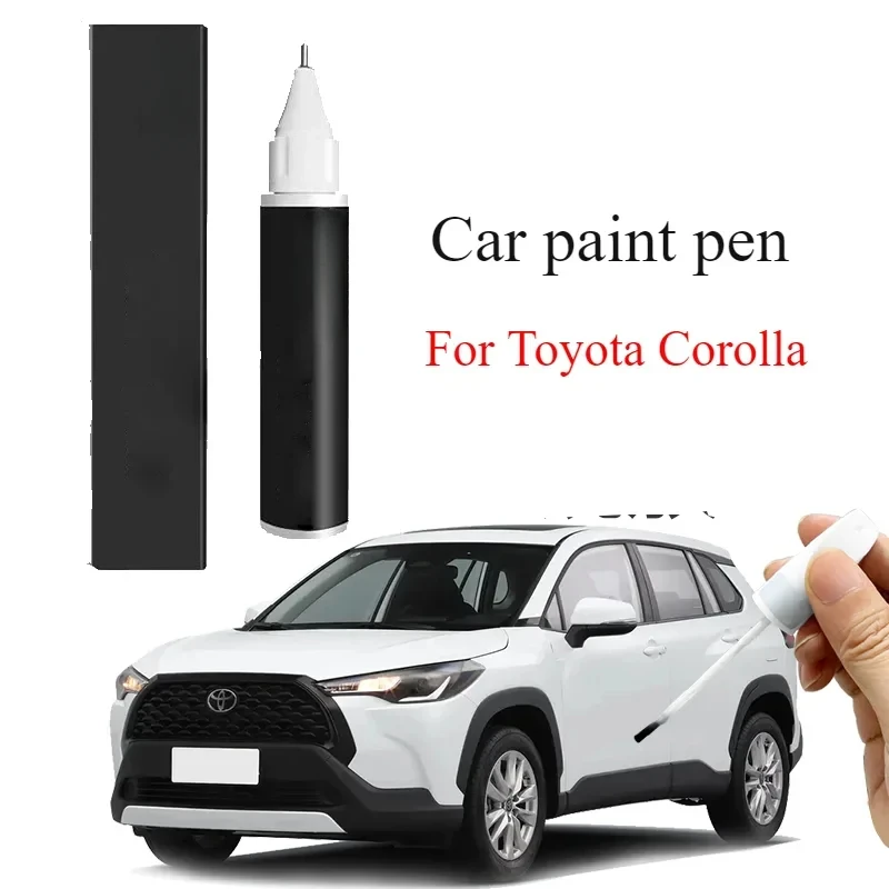 For Toyota Corolla Sharp Paint Pen Platinum White Moyuan Black Auto Supplies Modification Accessories Car Paint Repair