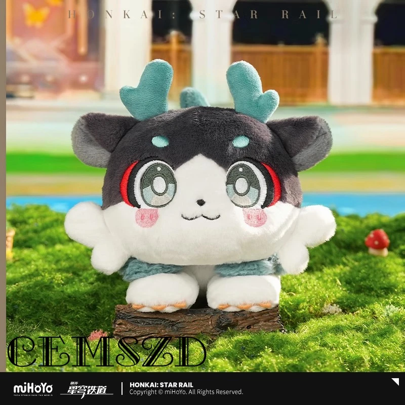 [Genuine] miHoYo Game Honkai Star Rail Nous Chonky Dragon Awoo Cosplay Anime Cartoon 25CM Props Sofa Ornaments Halloween Gifts