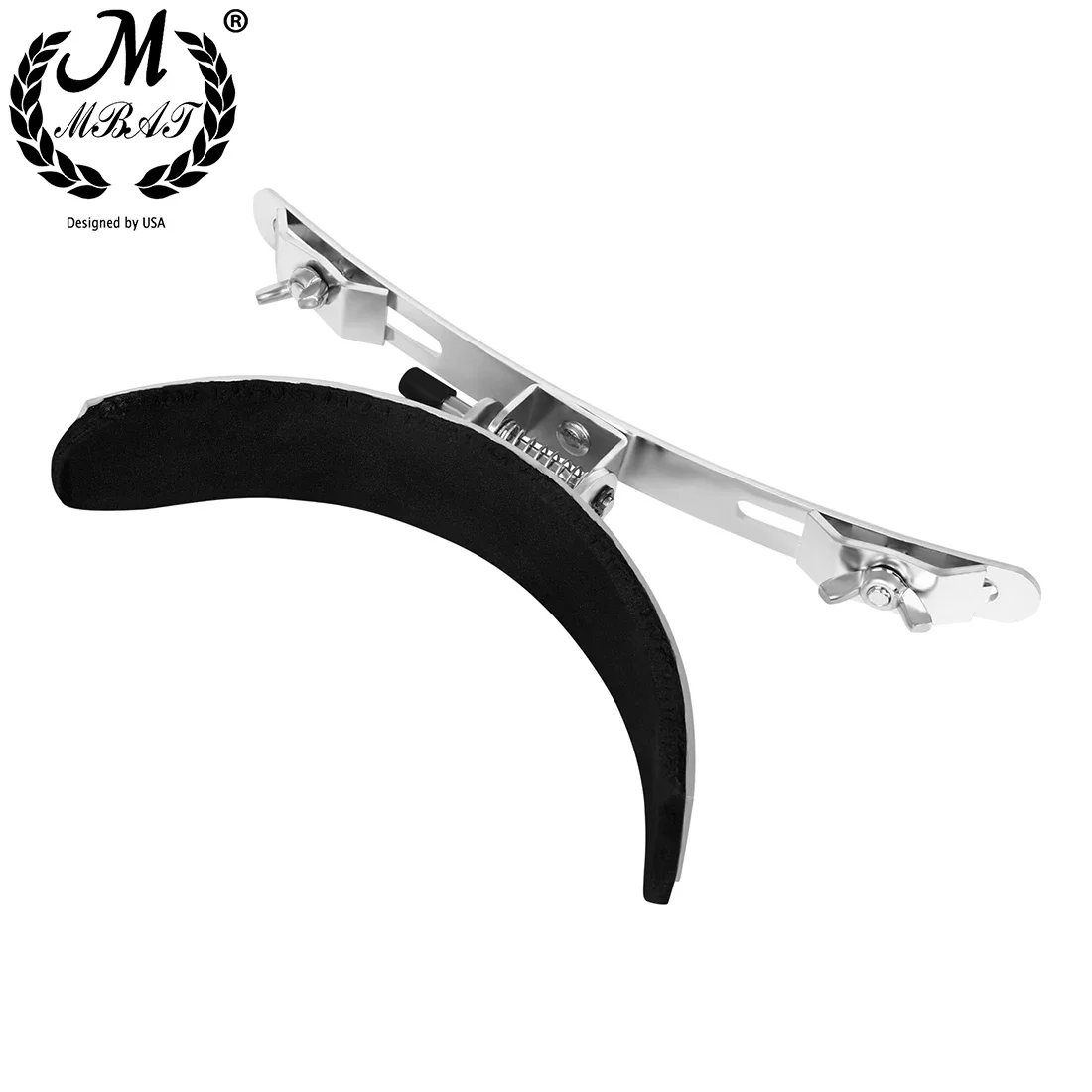 

M MBAT Drum Leg Holder Marchings Snare Drum Leg Clamp Metal Leg Rest Sponge Padding Drum Rack Percussion Instrument Parts