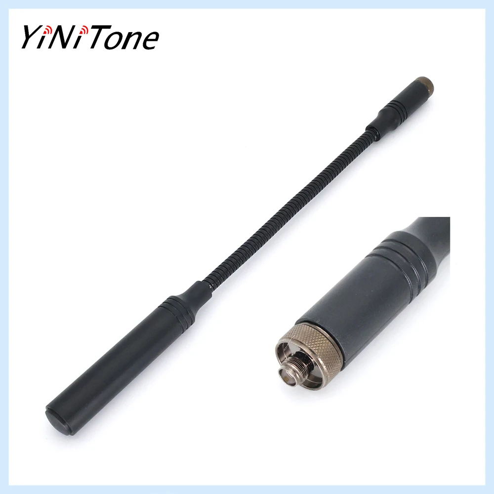 

AT-33 33cm Goose Tube Folding Antenna for Baofeng UV-5R UV-82 BF-888s Walkie Talkie UHF VHF SMA-Female Accessorie