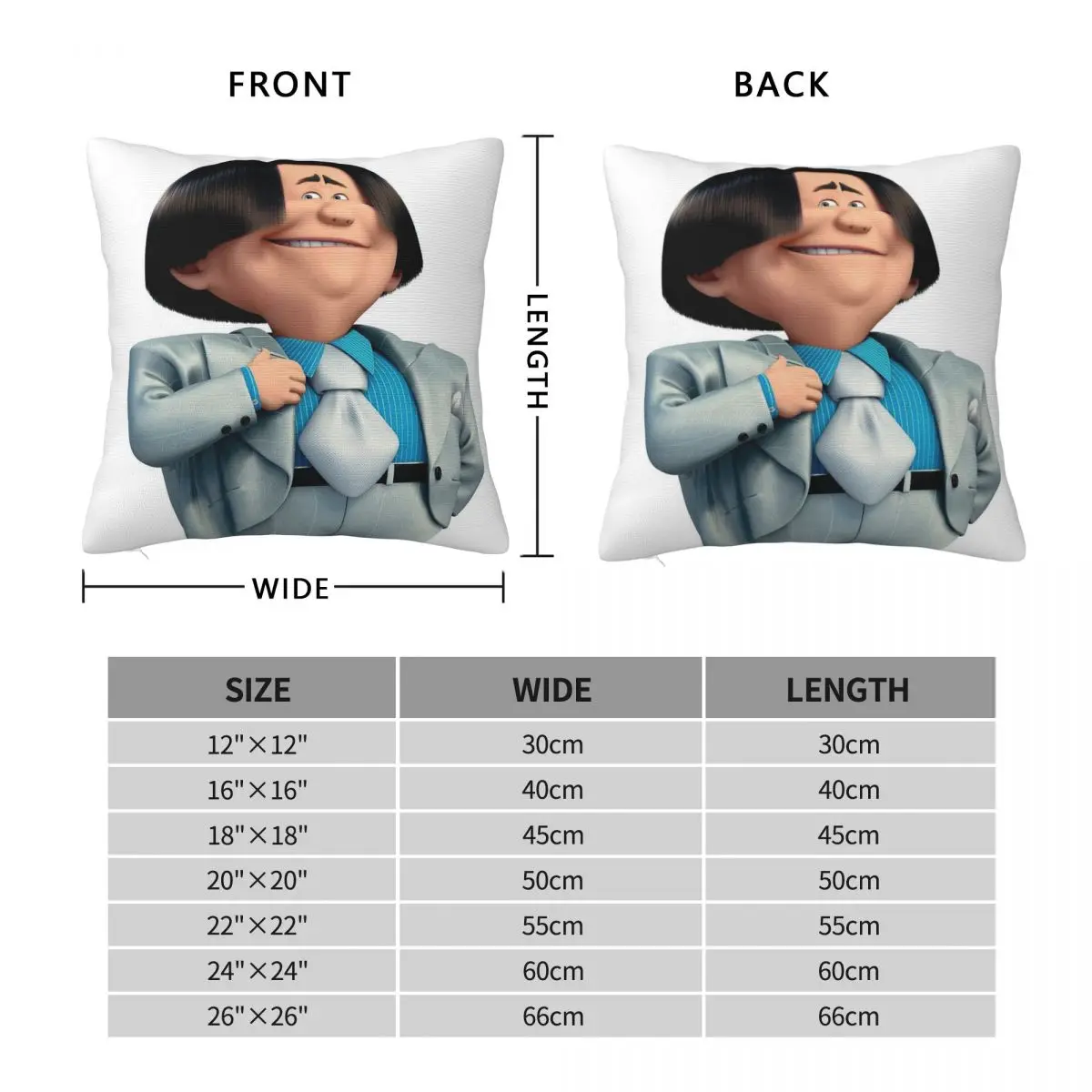 The Lorax Aloysius O'Hare Square Pillowcase Polyester Linen Velvet Pattern Zip Decorative Sofa Seater Cushion Case Wholesale