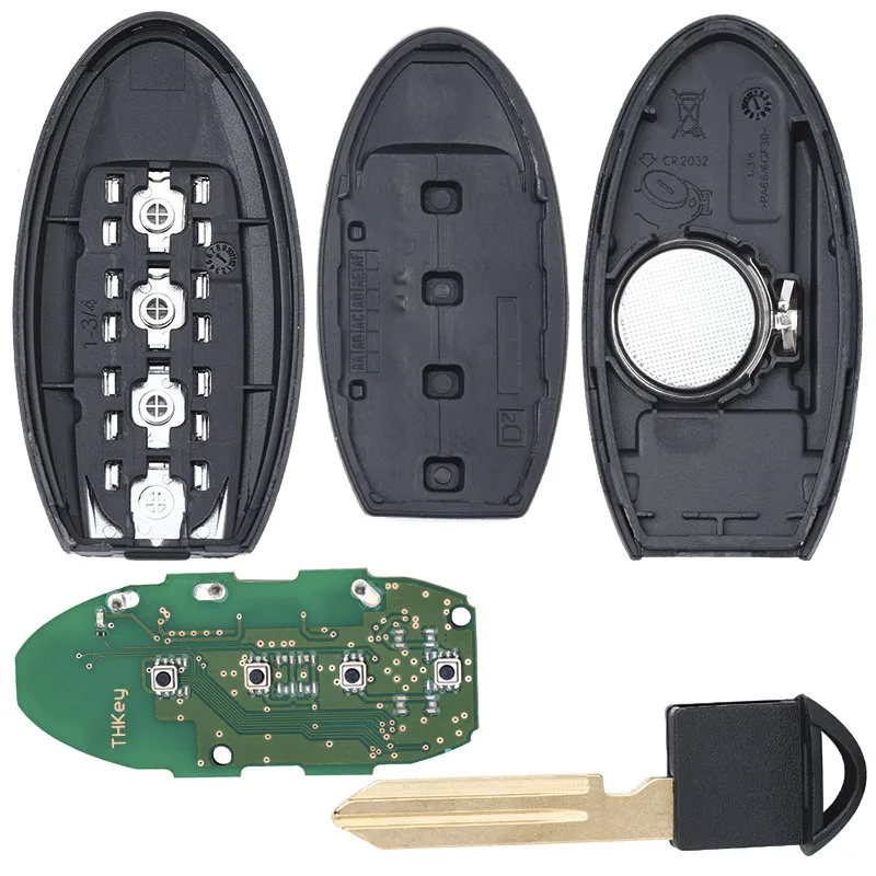 KEYECU 433.92MHz 4A Chip FCC ID: KR5TXN1 P/N: S180144701 285E3-5NA3A Keykess Smart Remote Key Fob for Infiniti QX50 2019 2020