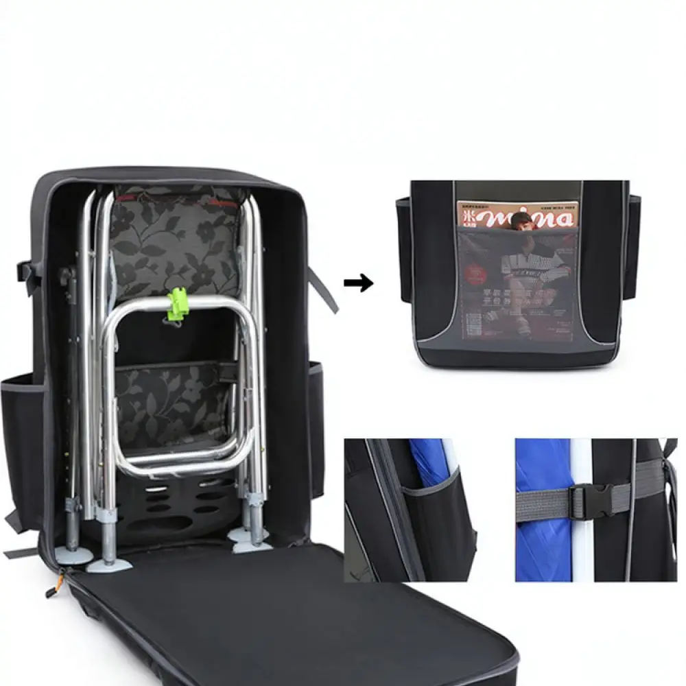 Portable Fishing Tackle Backpack For For Shangzhuangtenghui Waterproof Gear Storage Case Rod Reel Bait Carrier Bag