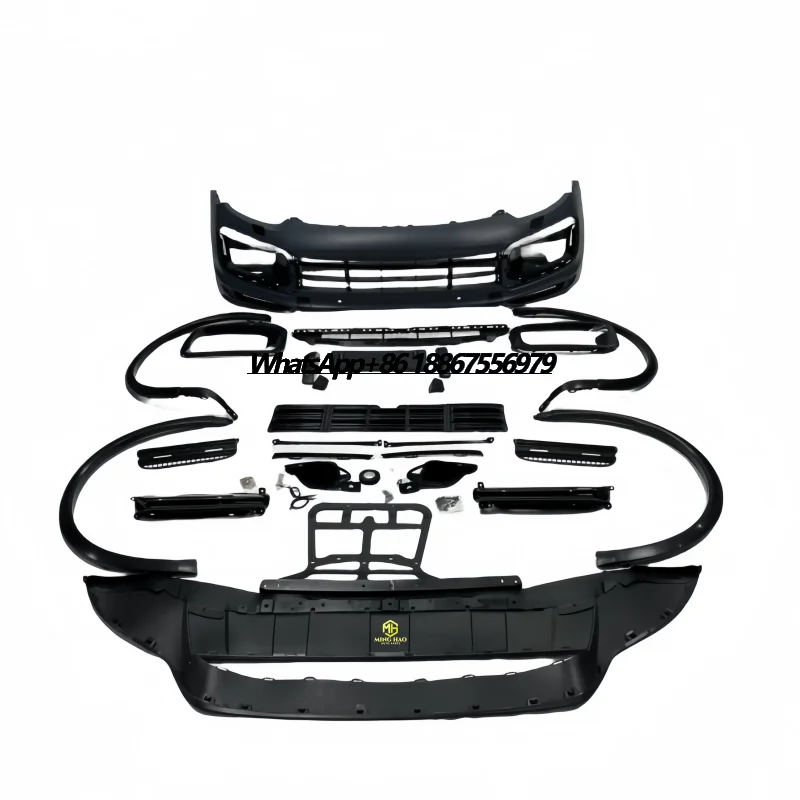 

Used for Porsche Cayenne Exterior Upgrade Kit Front Bumper with Gerson Body Plastic Fittings