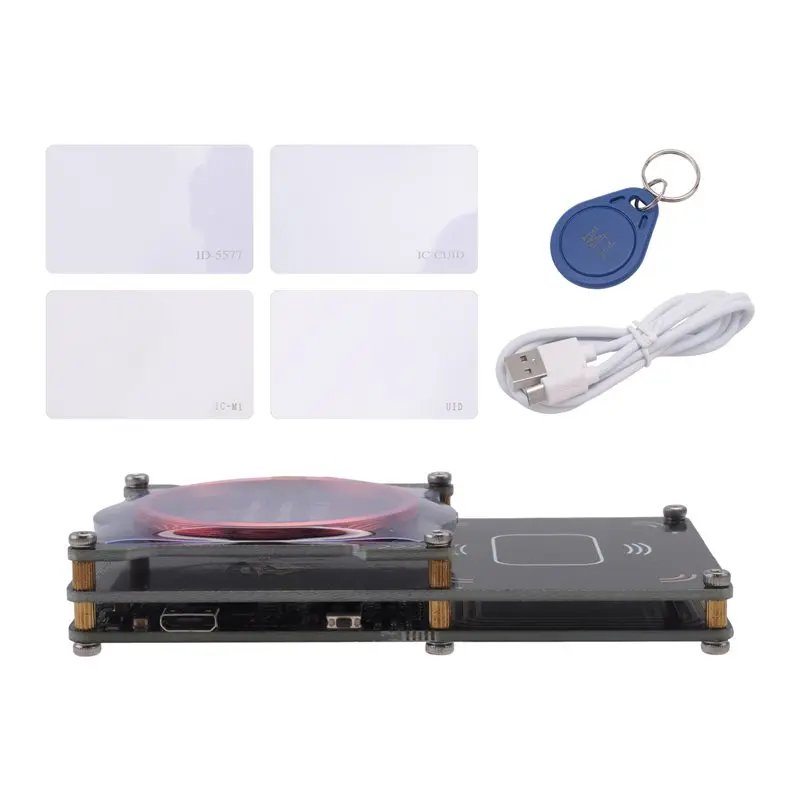 Proxmark3 512M RFID Card Reader Burner Easy V5.0 RDV4 Memory IC ID Card Copier Duplicator Integrated Antenna Decryptor