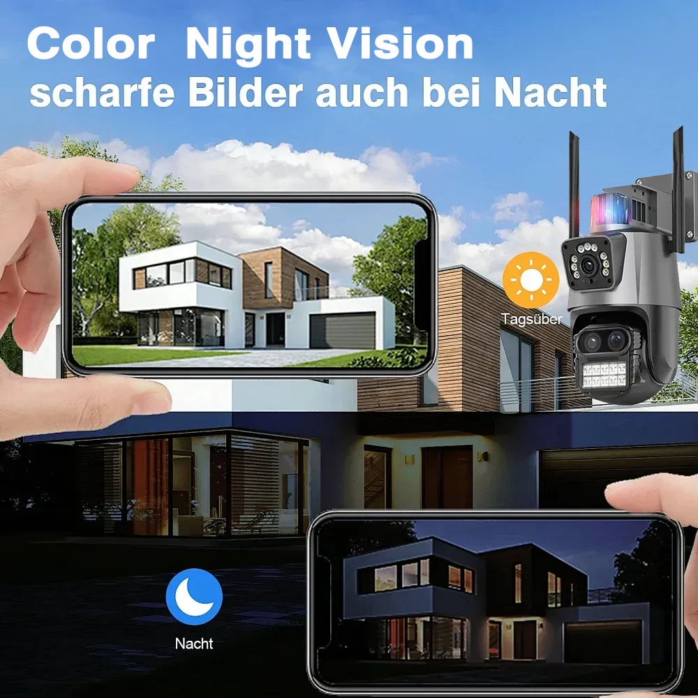 XMEye 10CH 4K 8MP POE NVR Kit Smart Video Surveillance System Three Lens Auto Track 12MP WIFI Cameras 8X PTZ Zoom Wireless CCTV
