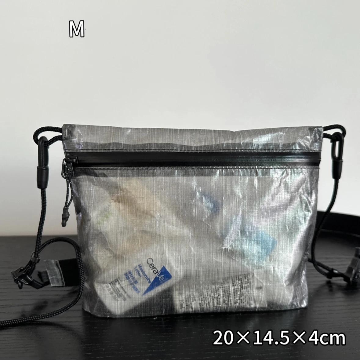 

1‌1g /18g Lightweight DCF UHMWPE Crossbody Bag For Camping/Hiking-Waterproof Shoulder Bag For Outdoor Essentials Backpack Gear